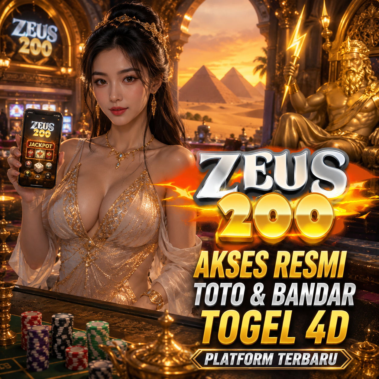 ZEUS200: Akses Resmi TOTO & Bandar Togel 4D Platform Terbaru